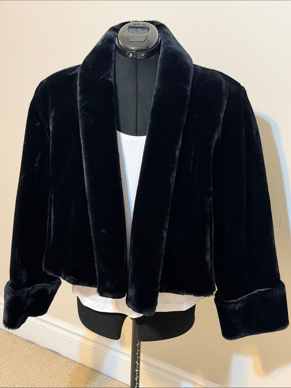 FOX RUN Faux Fur Bolero/Swing Style VINTAGE Jacket